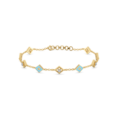 Frosted Serenity - Lab Diamond Snowflakes Bracelet