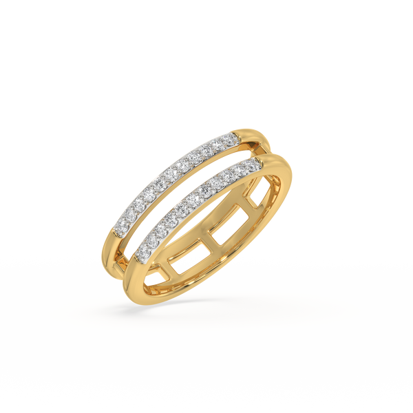 Lukson Fusion Lab Grown Diamond Band Ring in India