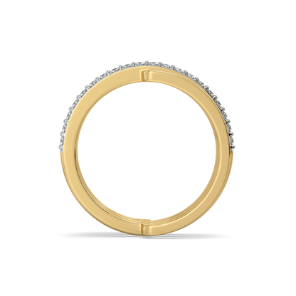 Geometric Statement Cocktail Ring-18kt Gold Vermeil Lab Grown Diamond Ring