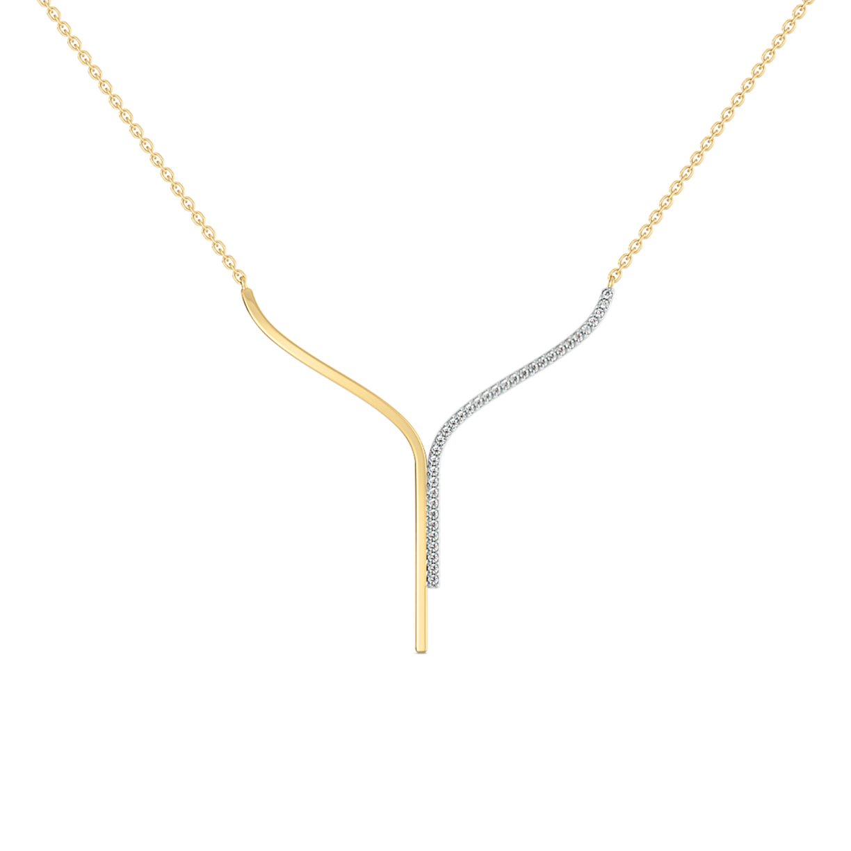 Glam Chic - 18kt Gold Vermeil Lab Grown Diamond Necklace