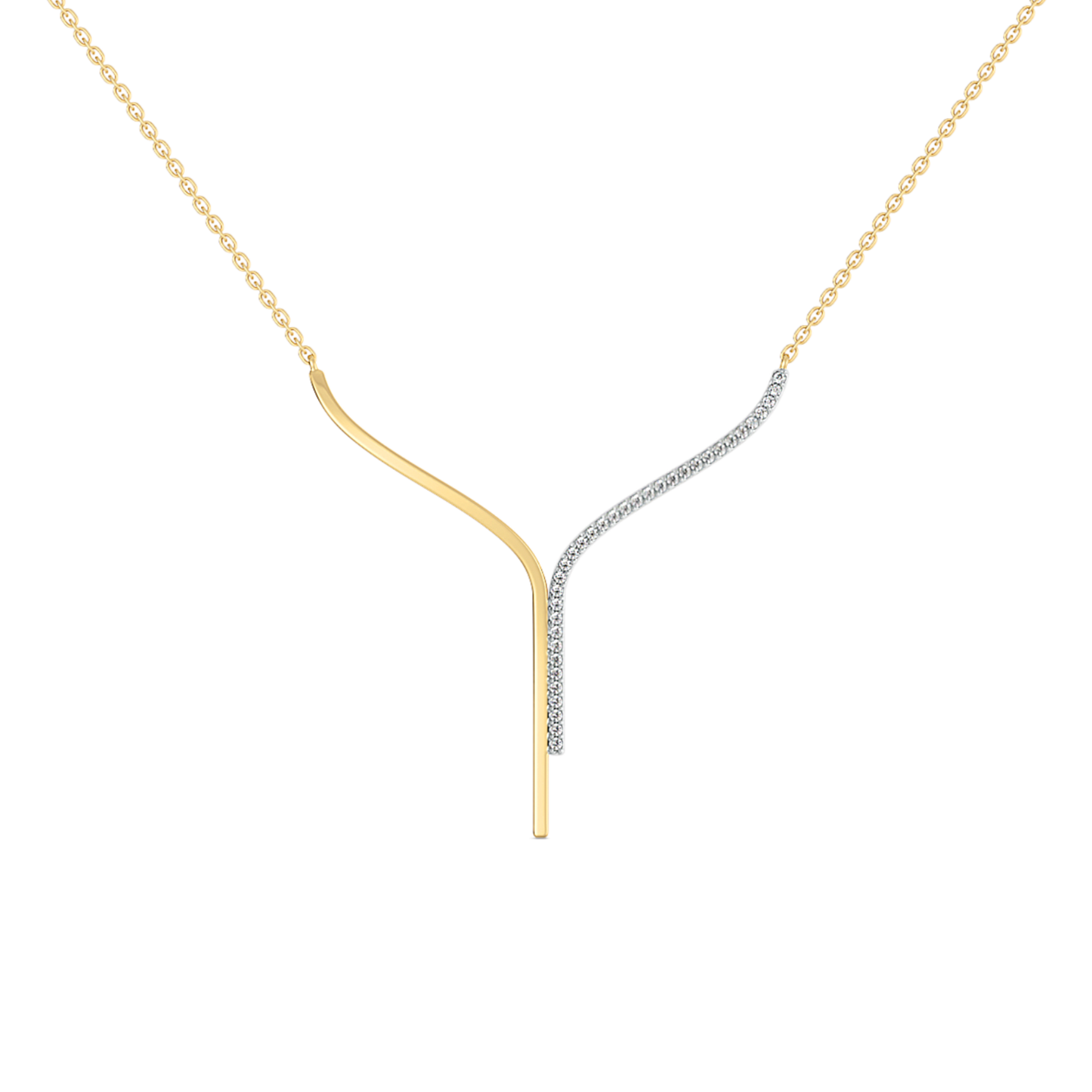 Glam Chic - 18kt Gold Vermeil Lab Grown Diamond Necklace