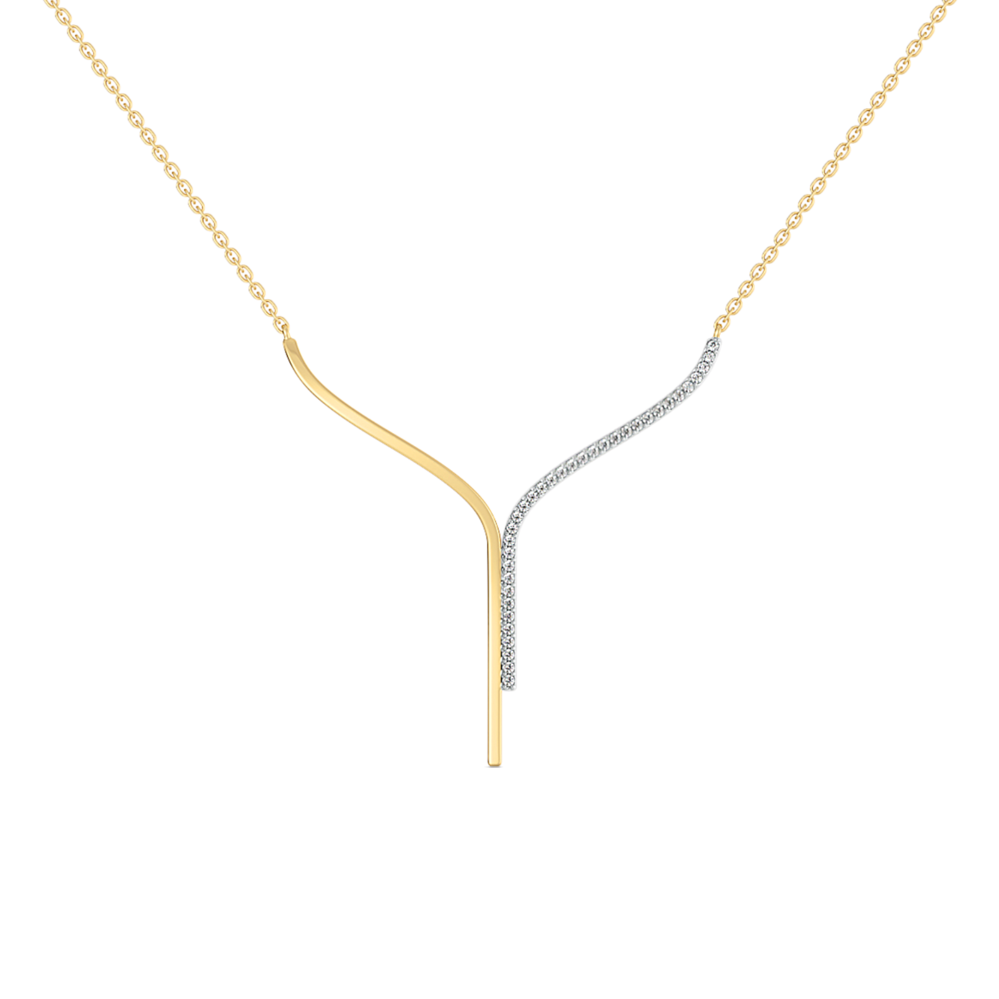 Glam Chic - 18kt Gold Vermeil Lab Grown Diamond Necklace