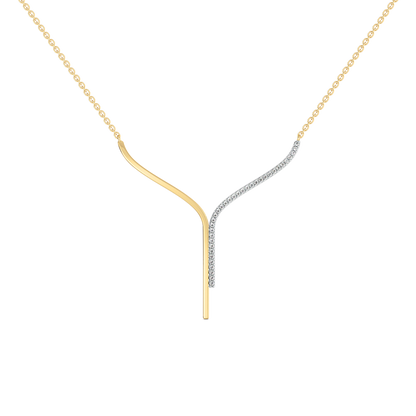 Glam Chic - 18kt Gold Vermeil Lab Grown Diamond Necklace