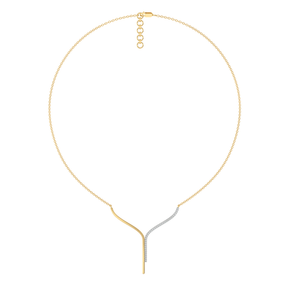 Glam Chic - 18kt Gold Vermeil Lab Grown Diamond Necklace