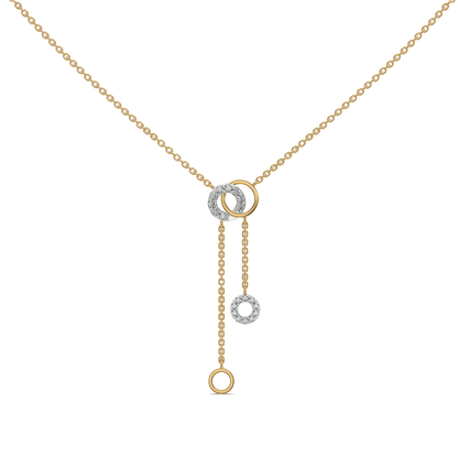 Halo Thread - 18kt Gold Vermeil Lab Grown Diamond Necklace