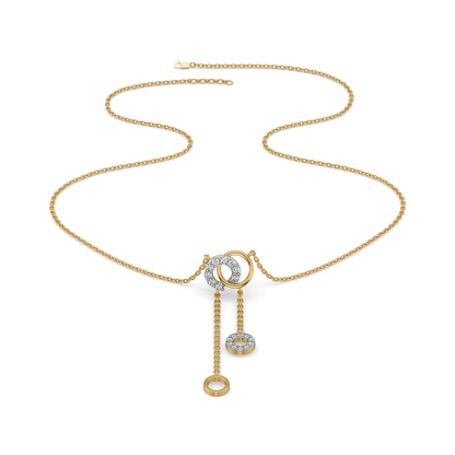 Halo Thread - 18kt Gold Vermeil Lab Grown Diamond Necklace