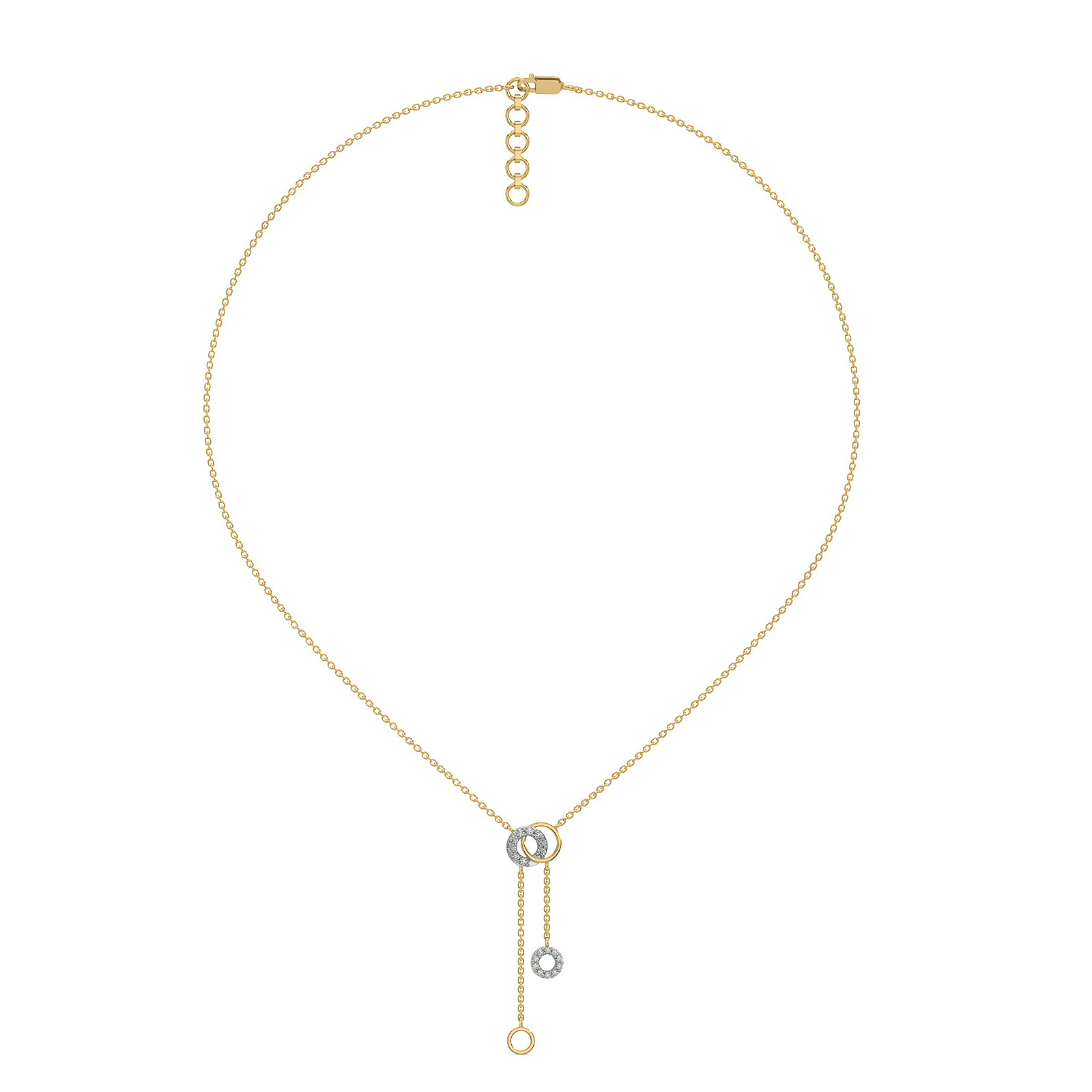 Halo Thread - 18kt Gold Vermeil Lab Grown Diamond Necklace
