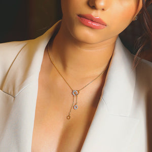 Circle of Dazzle - Lab Diamond Necklace