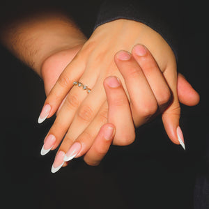 Heart-Shaped - Lab Diamond Band Ring