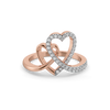 Lukson Heart Entwined Lab Grown Diamond Fashion Ring