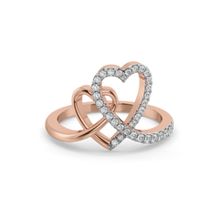 Heart Entwined - Lab Diamond Fashion Ring