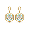 Hexa Glam Lab Diamond Drop Earrings