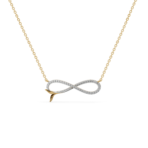Infinity Tide - Lab Diamond Necklace