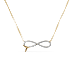 Infinity Tide - Lab Diamond Necklace