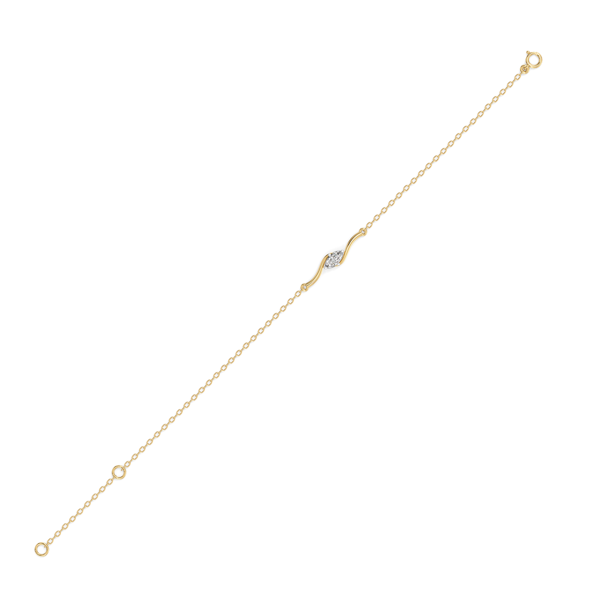 Astra Marquise - Pure Gold Lab Diamond Fashion Bracelet