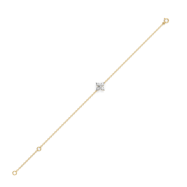 Tri-Shine - Pure Gold Lab Diamond Bracelet