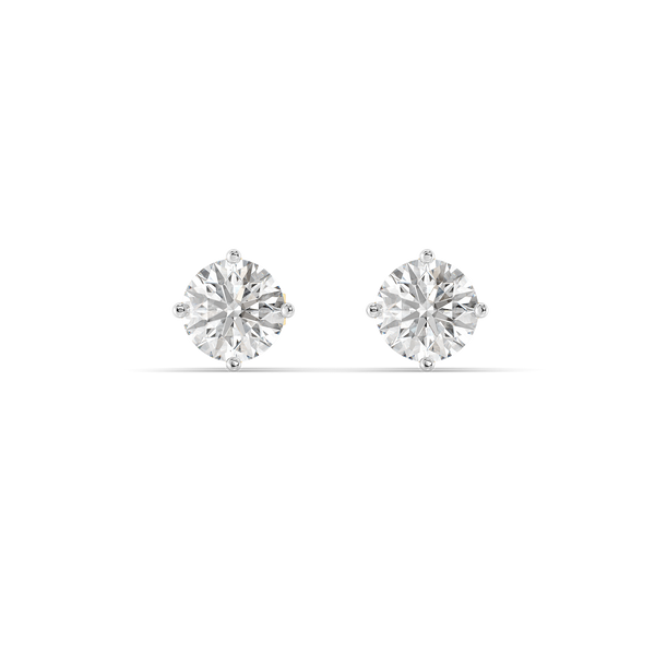 Lukson lab-grown diamond gold jewelry stud
