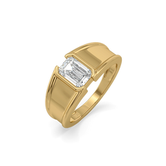 Quiet Strength - Pure Gold Lab Diamond Men's Ring