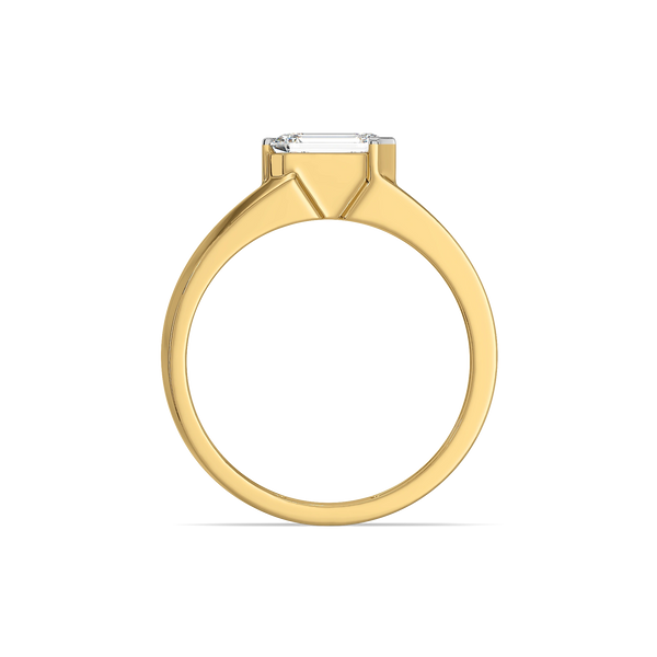 Dark Horizon – Pure Gold Lab-Grown Diamond Men's Ring