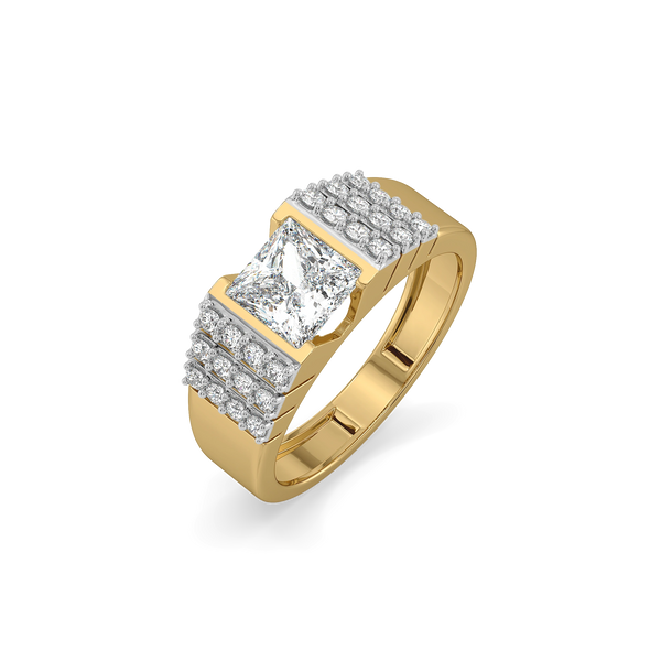 Cornerstone - Pure Gold Lab Diamond Men's Ring