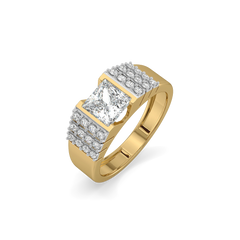 Cornerstone - Pure Gold Lab Diamond Men's Ring