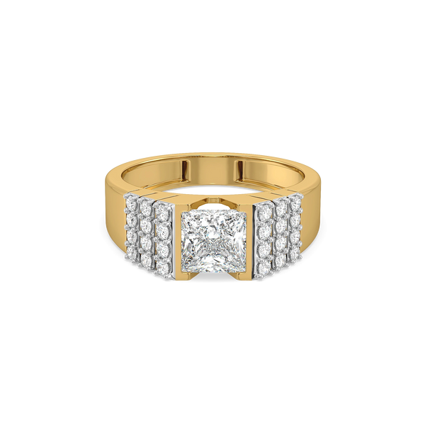 Cornerstone - Pure Gold Lab Diamond Men's Ring