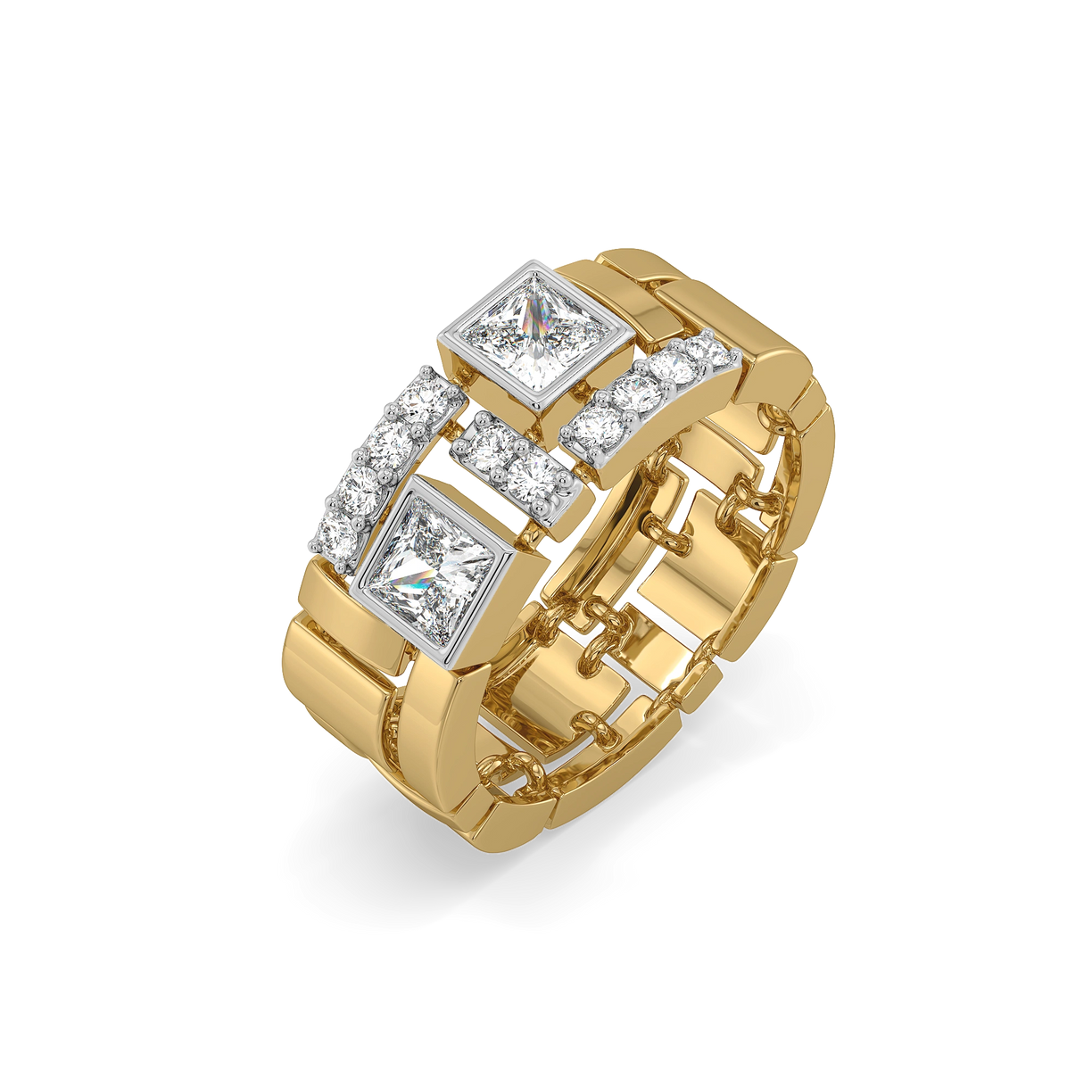 Stronghold - Pure Gold Lab Diamond Men's Ring