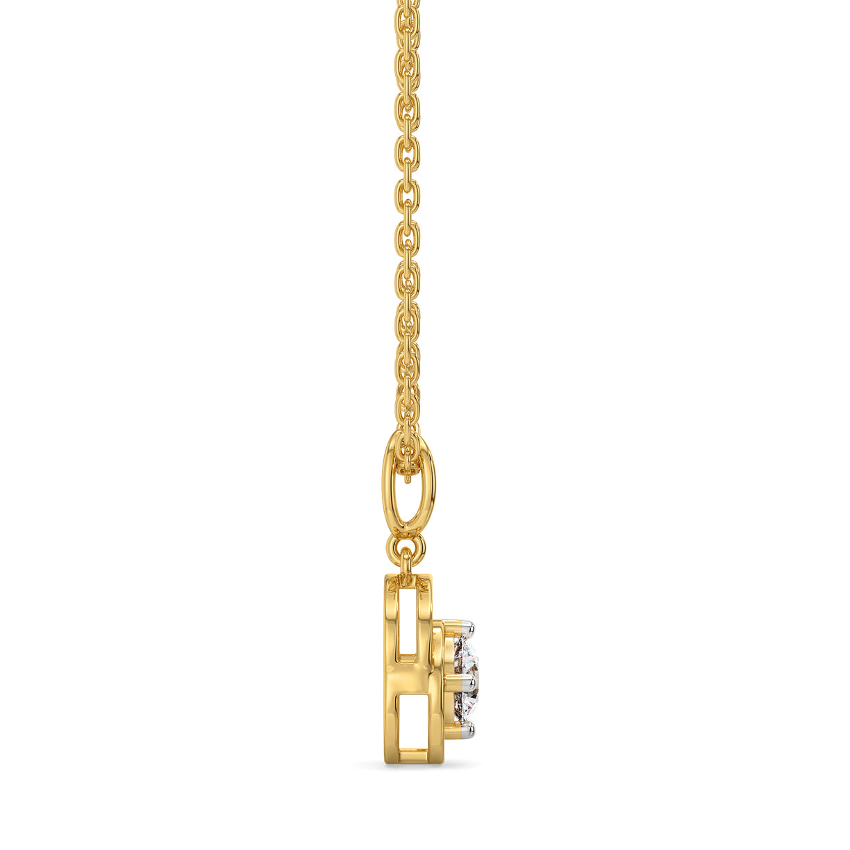 Celeste Dew - Pure Gold Lab Diamond Pendant