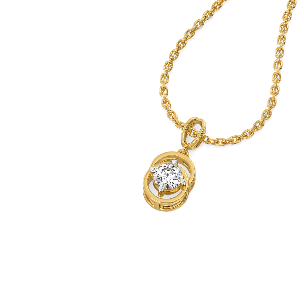 Celeste Dew - Pure Gold Lab Diamond Pendant
