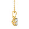 Purely One Solitaire - Pure Gold Lab Diamond Pendant for Women - Lukson 