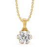 Purely One Solitaire - Pure Gold Lab Diamond Pendant - Lukson 