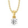 Tender Glow Solitaire - Lab Grown Diamond Pendant for Women - Lukson 