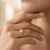 Celeste Dew Solitaire - Pure Gold Lab Diamond Fashion Ring