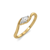 Lukson Astra Marquise SolitairePure Gold Lab Grown Diamond Ring