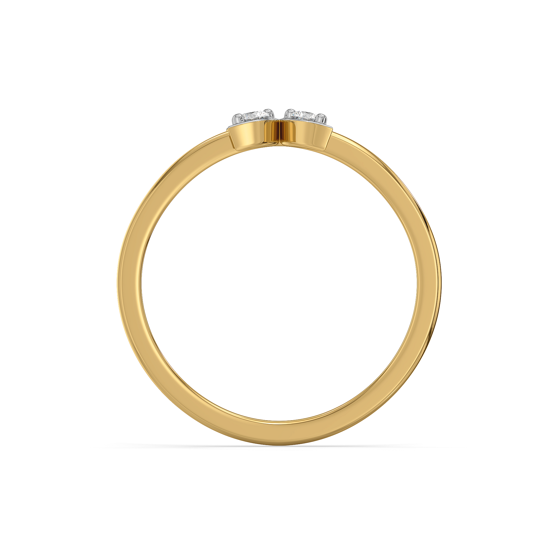 Daffodil Flora - Pure Gold Lab Diamond Fashion Ring