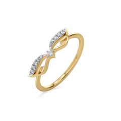 Featherlight Grace - Pure Gold Lab Diamond Fashion Ring
