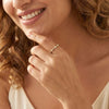 Twilight Dew - Pure Gold Lab Diamond Stud Ring