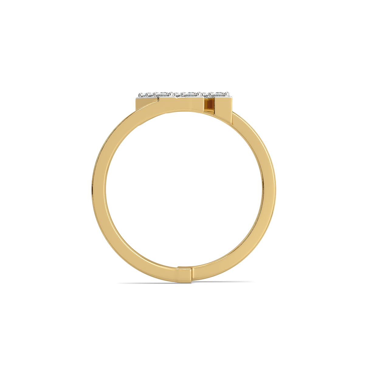 Triple Trace - Pure Gold Lab Diamond Ring
