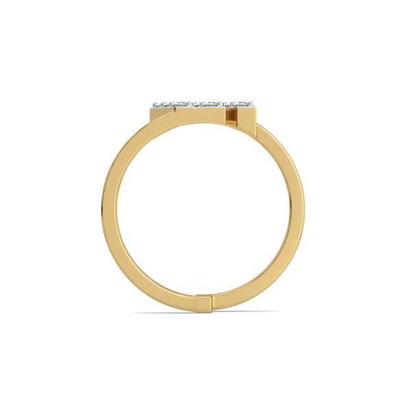 Triple TracePure Gold Lab Grown Diamond Ring for Women - Lukson 