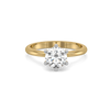 Lukson Solitaire Pure Gold Lab Grown Diamond Ring