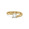 Lukson Glow Solitaire Pure Gold Lab Grown Diamond Ring