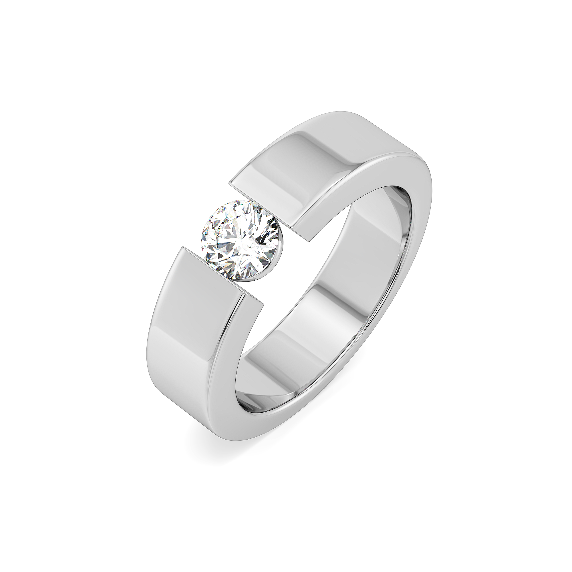 Sol Band - Lab Diamond Men's Ring