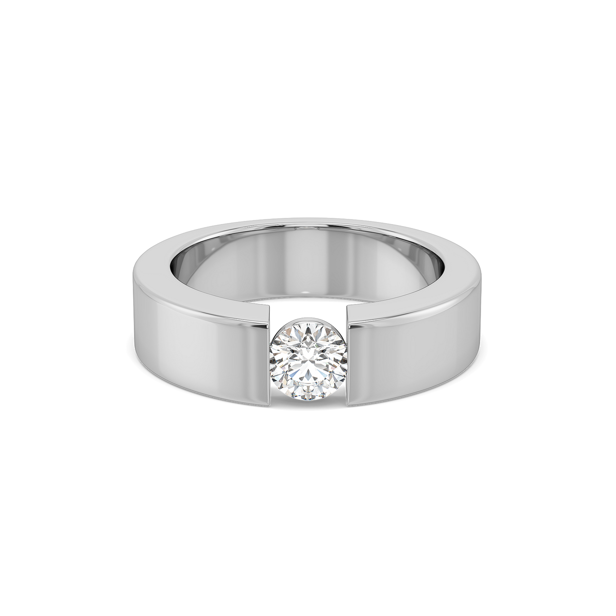 Sol Band - Lab Diamond Men's Ring