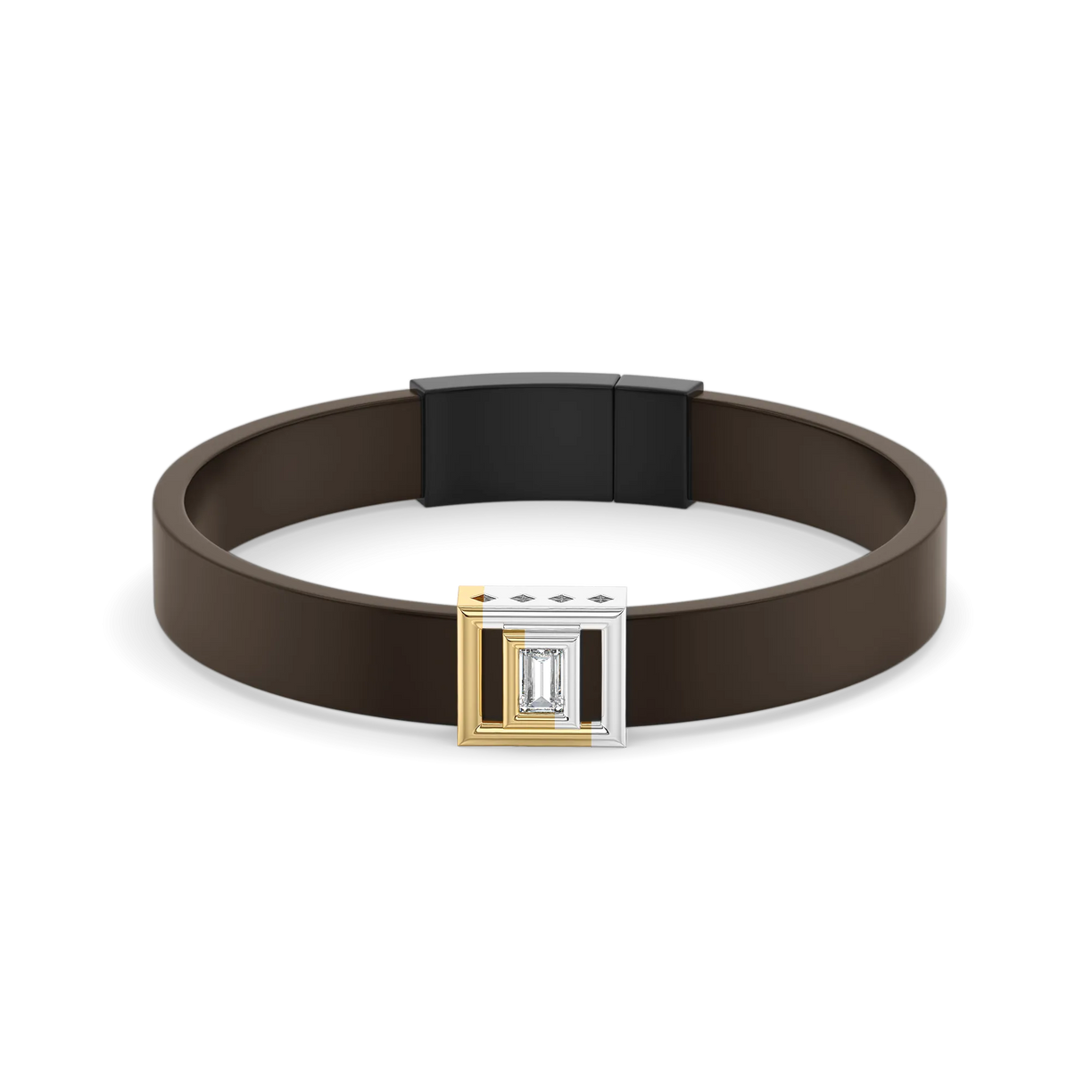 Cross Axis - Lab Diamond Men's Bracelet