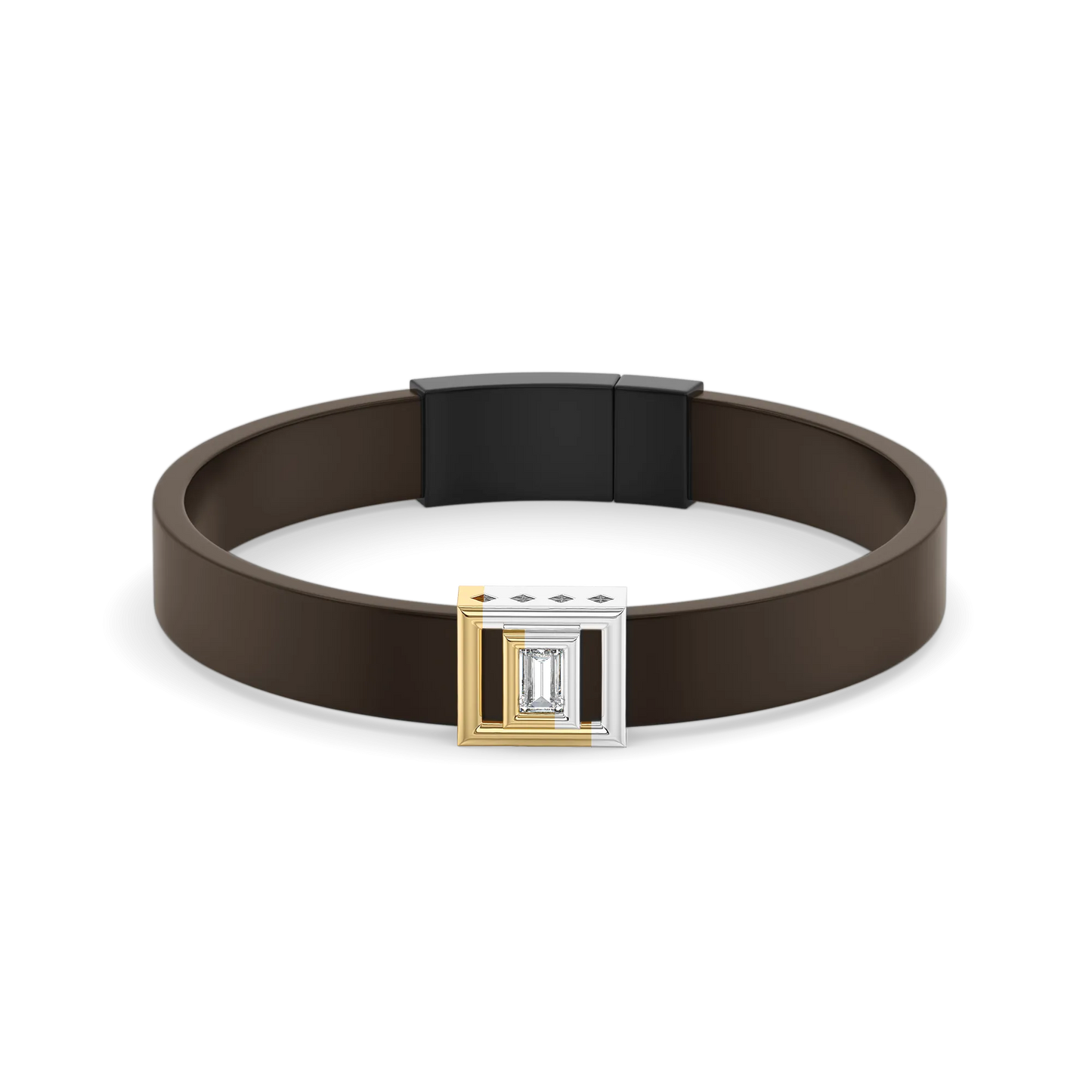 Cross Axis - Lab Diamond Men's Bracelet