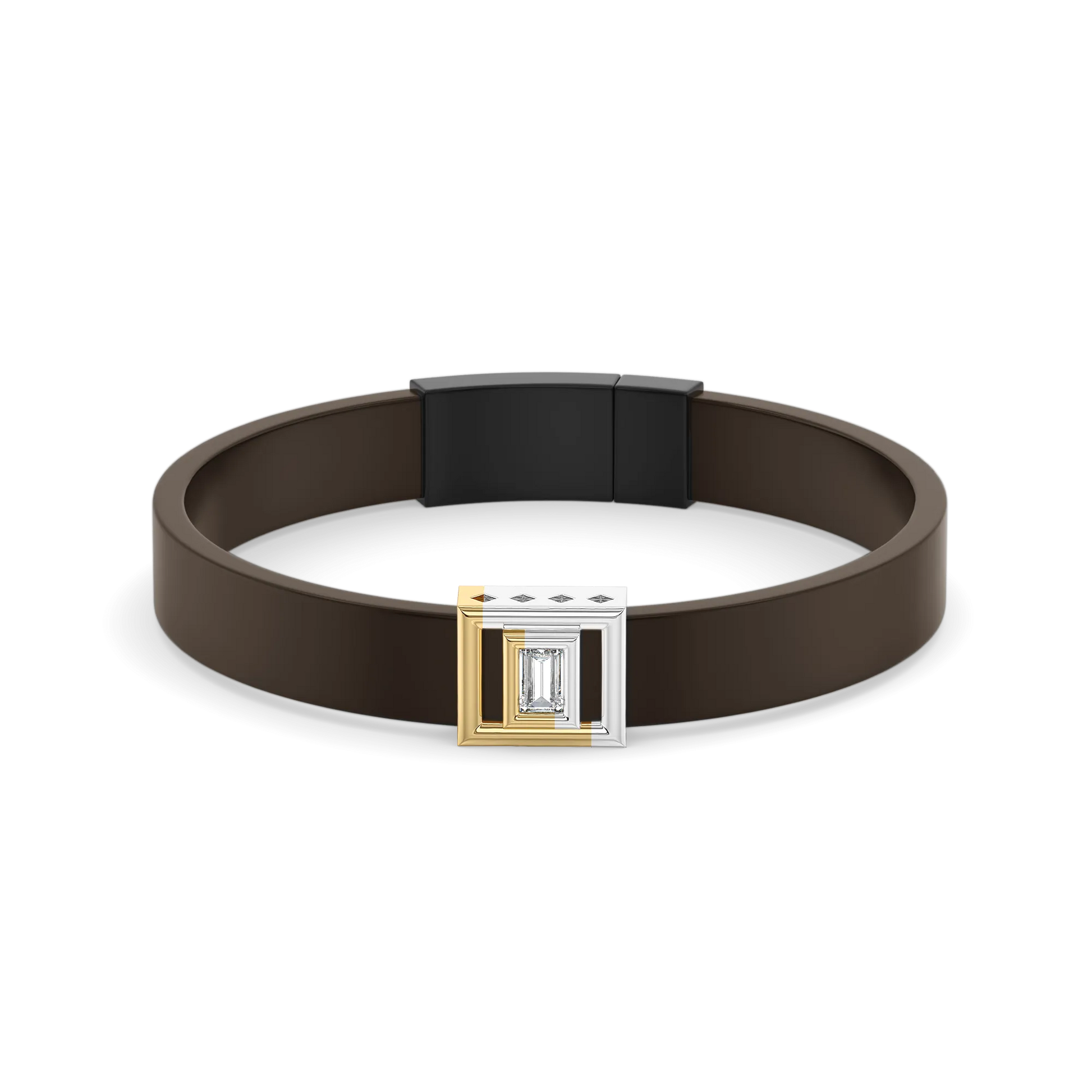 Cross Axis - Lab Diamond Men's Bracelet