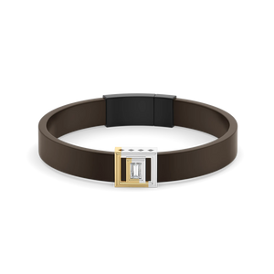Cross Axis - Lab Diamond Men's Bracelet