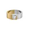 Cross Axis - Lab Diamond Men's Ring