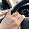 Cross Axis - Lab Diamond Men's Ring