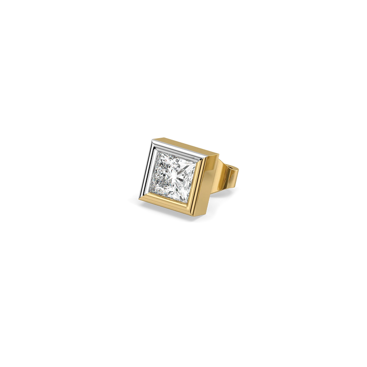 Cross Axis - Lab Diamond Men's Stud Earrings